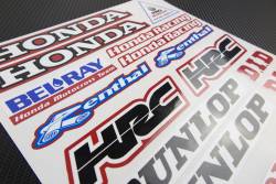 Stickers kit Honda Dunlop renthal belray hrc